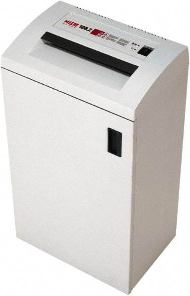 Ability One - 1/4" Strip, Single State Mixed Media Destroyer Strip Cut Shredder - 15-3/4" Long x 28-1/2" Wide x 11" High, Level 2 Security - Exact Industrial Supply