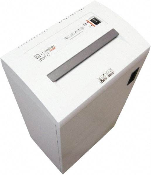 Ability One - 1/8 x 1-1/8" Strip, Single State Mixed Media Destroyer Cross Cut Shredder - 15-3/4" Long x 28-1/2" Wide x 11" High, Level 3 Security - Exact Industrial Supply