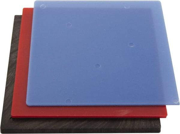 Precision Brand - 250 Piece, 4" Wide x 8" Long Polystyrene Masonry Shim - Blue, ±10% Tolerance - Exact Industrial Supply