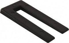 Precision Brand - 500 Piece, 2" Wide x 3" Long Polystyrene Taper Shim - Black, ±10% Tolerance - Exact Industrial Supply