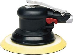 Chicago Pneumatic - 12,000 OPM, 16.6 CFM Air Consumption, Palm Air Orbital Sander - Round Pad, 1/4 NPT Inlet - Exact Industrial Supply