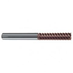 10mm Dia. - 150mm OAL - 55° Helix Firex Carbide End Mill - 6 FL - Exact Industrial Supply