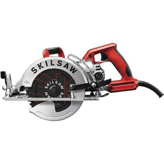 Skilsaw - 15 Amps, 7-1/4" Blade Diam, 5,300 RPM, Electric Circular Saw - 120 Volts, 8' Cord Length, 5/8" Arbor Hole, Left Blade - Exact Industrial Supply