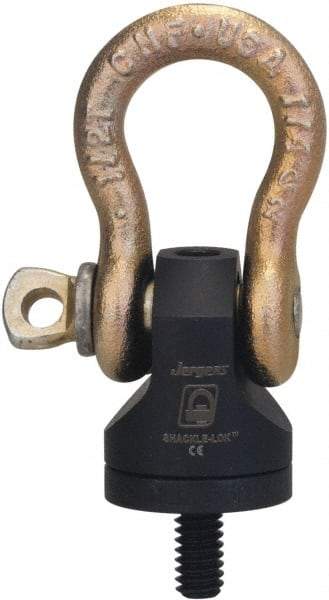 Jergens - 5,000 Lb Load Capacity Hoist Ring - 3/4 - 10 Thread, 1" Thread Length, Alloy Steel - Exact Industrial Supply