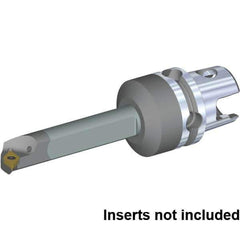 Kennametal - Right Hand Cut, 25mm Min Bore Diam, Size KM40TS Carbide Modular Boring Cutting Unit Head - 100mm Max Bore Depth, Through Coolant, Compatible with DP.. 11T308, DP.. 3252 - Exact Industrial Supply