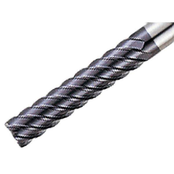 Iscar - 16mm, 66mm LOC, 16mm Shank Diam, 130mm OAL, 6 Flute, Solid Carbide Square End Mill - Single End, TiAlN Finish, Spiral Flute, 45° Helix, Right Hand Cut, Right Hand Flute - Exact Industrial Supply