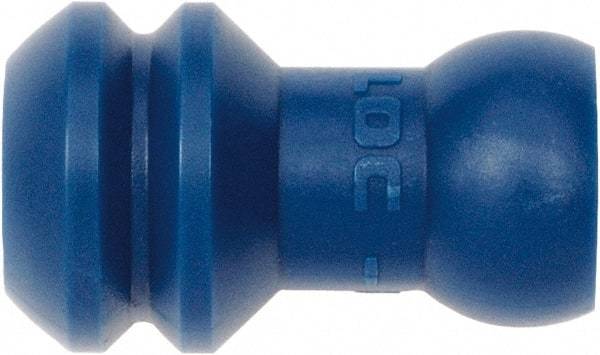 Loc-Line - 1/4" Hose ID, Male to Male Coolant Hose Lathe Adapter - Unthreaded, For Loc-Line Modular Hose Systems - Exact Industrial Supply