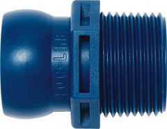 Loc-Line - 3/4" Hose ID, Male to Female Coolant Hose Connector - 3/4" BSPT, For Loc-Line Modular Hose Systems - Exact Industrial Supply