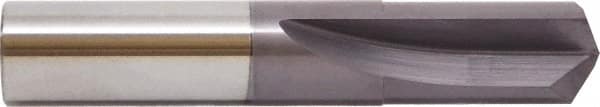 145° 3″ OAL 2-Flute Solid Carbide Spotting Drill AlTiN Finish, 1/2″ Shank Diam, RH Cut, Series 200S