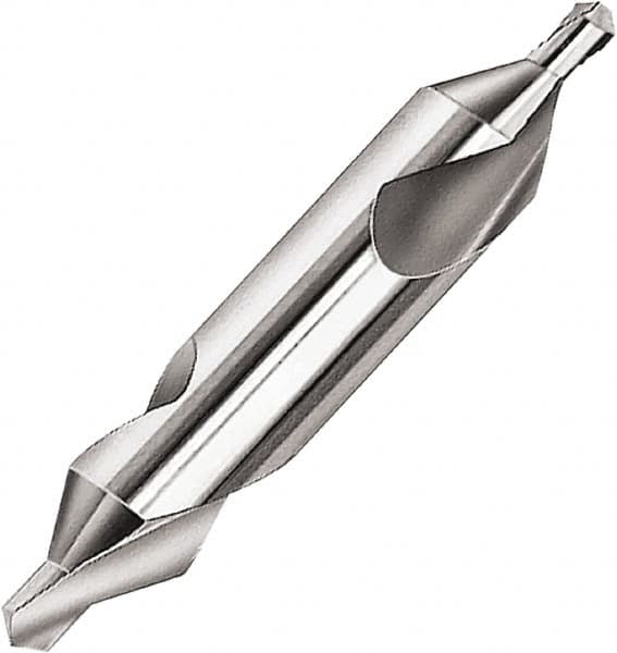 Magafor - #5 Plain Cut 60° Incl Angle Solid Carbide Combo Drill & Countersink - Exact Industrial Supply