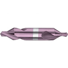 Magafor - #4 Plain Cut 60° Incl Angle Solid Carbide Combo Drill & Countersink - Exact Industrial Supply