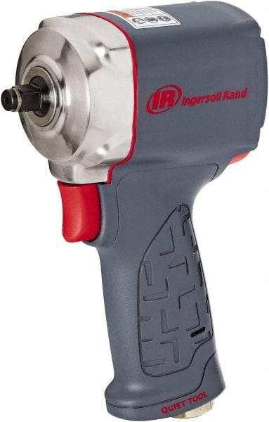 Ingersoll-Rand - 3/8" Drive, 7,000 RPM, 380 Ft/Lb Torque Impact Wrench - Pistol Grip Handle, 1,250 IPM, 17 CFM, 90 psi, 1/4" NPTF Inlet - Exact Industrial Supply