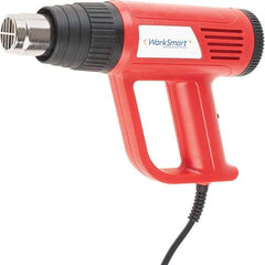 Value Collection - 104 to 932°F Heat Setting, Heat Gun - 120 Volts, 12.5 Amps, 1,500 Watts, 6' Cord Length - Exact Industrial Supply