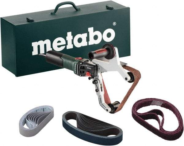 Metabo - 1-1/2 x 30", 2,400 to 8,900 RPM Air Belt Sander - 0.25 hp, 1,650 to 5,500 SFPM - Exact Industrial Supply