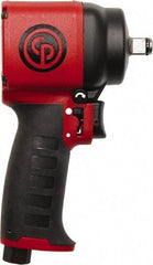 Chicago Pneumatic - 1/2" Drive, 9,400 RPM, 450 Ft/Lb Torque Impact Wrench - Pistol Grip Handle, 22 CFM, 1/4" Inlet - Exact Industrial Supply