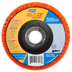 ‎4-1/2″ Depressed Center Finishing Disc Rapid Strip Extra Coarse Grit - Exact Industrial Supply