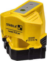 Stabila - 2 Beam 490' Max Range Cross Line Level - Red Beam, 3/16" at 50' Accuracy, Battery Included - Exact Industrial Supply