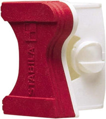 Stabila - Level Replacement End Cap Mount - Red, Use with R300 Series Levels - Exact Industrial Supply