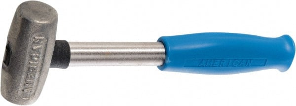 American Hammer - 8 oz Head 1" Face Zinc Aluminum Alloy Nonmarring Hammer - Exact Industrial Supply