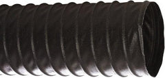 Flexaust - 16" ID, 2.09 Hg Vac Rating, 4 psi, Polyester Vacuum & Duct Hose - 25' Long, Black, 10.8" Bend Radius, -40 to 250°F - Exact Industrial Supply