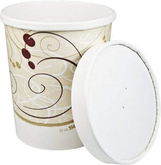 Solo - 32 oz Flexstyle Paper Double Poly Food Combo Packs - Symphony Design - Exact Industrial Supply