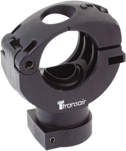 Transair - 7/8" ID, 25mm OD, Bracket - Plastic, 232 Max psi, 1/2 Female NPT, 3-3/8" Long - Exact Industrial Supply