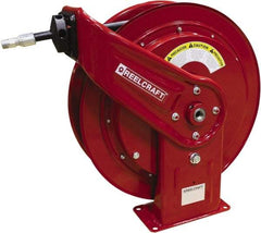 Reelcraft - 75' Spring Retractable Hose Reel - 2,600 psi, Hose Included - Exact Industrial Supply