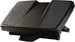 FELLOWES - 17-3/4" Wide, 6-1/2" High Foot Rest - Black & Gray - Exact Industrial Supply