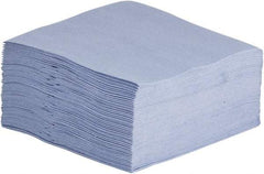 NuTrend Disposables - 1/4 Fold General Purpose Wipes - Poly Pack, 12" x 13" Sheet Size, Blue - Exact Industrial Supply