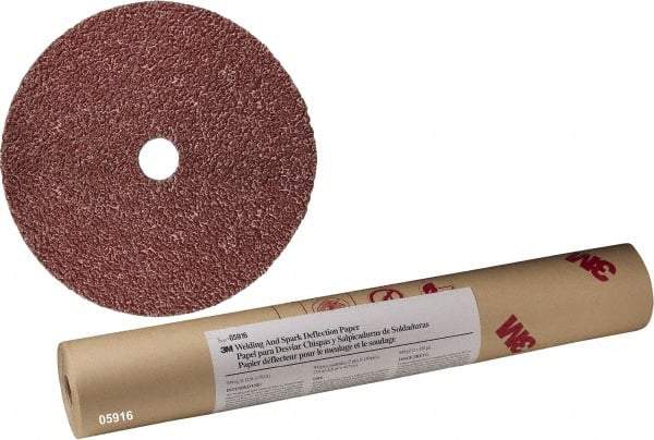 3M - 7" Diam 36 Grit Fiber Disc - Very Coarse Grade, Ceramic, 8,600 Max RPM, Series 982C - Exact Industrial Supply