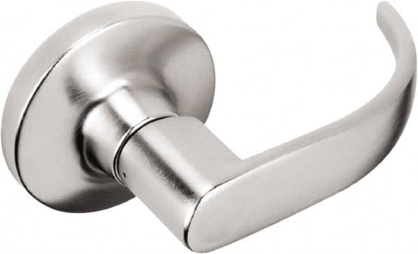 Schlage - 1-3/8 to 2" Door Thickness, Satin Chrome Privacy Knob Lockset - Exact Industrial Supply