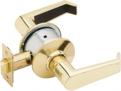 Schlage - Passage Lever Lockset for 1-3/8 to 1-7/8" Thick Doors - Exact Industrial Supply