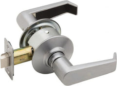 Schlage - Passage Lever Lockset for 1-3/8 to 1-7/8" Thick Doors - Exact Industrial Supply