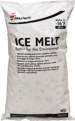 Ability One - 50 Lb Bag Environmentally Safe Pellet-Form Ice & Snow Melter & De-Icer - Exact Industrial Supply
