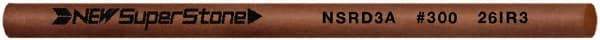 Value Collection - Round Ceramic Finishing Stick - 100mm Long x 2.35mm Wide x 2.4mm Thick, 300 Grit - Exact Industrial Supply