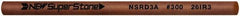 Value Collection - Round Ceramic Finishing Stick - 50mm Long x 2.35mm Wide x 2.4mm Thick, 300 Grit - Exact Industrial Supply