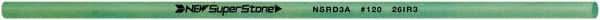 Value Collection - Round Ceramic Finishing Stick - 100mm Long x 3.175mm Wide x 3.2mm Thick, 120 Grit - Exact Industrial Supply