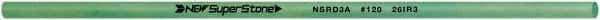 Value Collection - Round Ceramic Finishing Stick - 100mm Long x 3mm Wide x 3mm Thick, 120 Grit - Exact Industrial Supply
