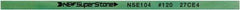 Value Collection - Flat Ceramic Finishing Stick - 100mm Long x 1mm Wide x 1mm Thick, 120 Grit - Exact Industrial Supply