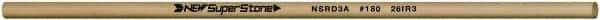 Value Collection - Round Ceramic Finishing Stick - 100mm Long x 3.175mm Wide x 3.2mm Thick, 180 Grit - Exact Industrial Supply