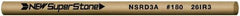 Value Collection - Round Ceramic Finishing Stick - 50mm Long x 2.35mm Wide x 2.4mm Thick, 180 Grit - Exact Industrial Supply