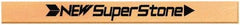 Value Collection - Flat Ceramic Finishing Stick - 40mm Long x 1mm Wide x 6mm Thick, 400 Grit - Exact Industrial Supply