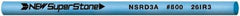 Value Collection - Round Ceramic Finishing Stick - 50mm Long x 3mm Wide, 800 Grit - Exact Industrial Supply