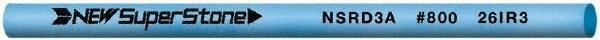 Value Collection - Round Ceramic Finishing Stick - 100mm Long x 2.35mm Wide, 800 Grit - Exact Industrial Supply