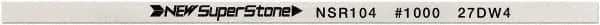 Value Collection - Flat Ceramic Finishing Stick - 100mm Long x 0.5mm Wide x 10mm Thick, 1,000 Grit - Exact Industrial Supply