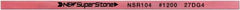 Value Collection - Flat Ceramic Finishing Stick - 100mm Long x 1mm Wide x 1mm Thick, 1,200 Grit - Exact Industrial Supply