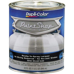 Dupli-Color - Brilliant Silver Automotive Topcoat - 1 Qt Can - Exact Industrial Supply