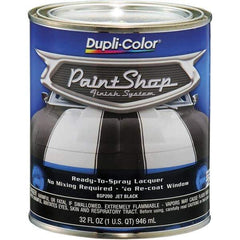 Dupli-Color - Jet Black Automotive Topcoat - 1 Qt Can - Exact Industrial Supply