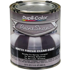 Dupli-Color - Matte Automotive Topcoat - 1 Qt Can - Exact Industrial Supply