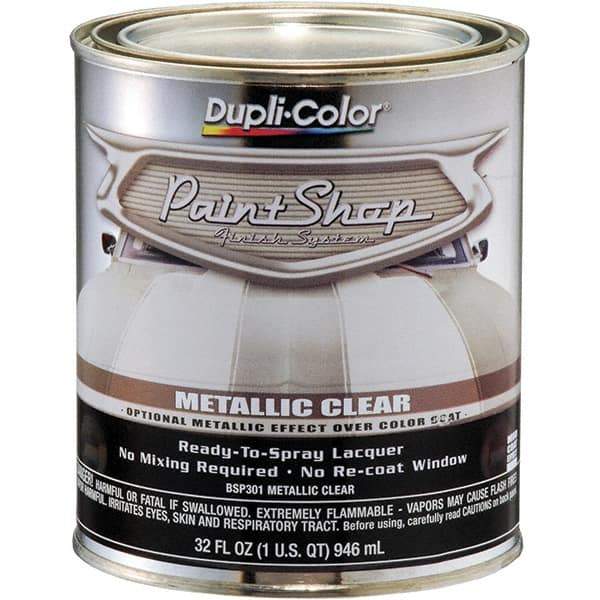 Dupli-Color - Metallic Clear Automotive Topcoat - 1 Qt Can - Exact Industrial Supply